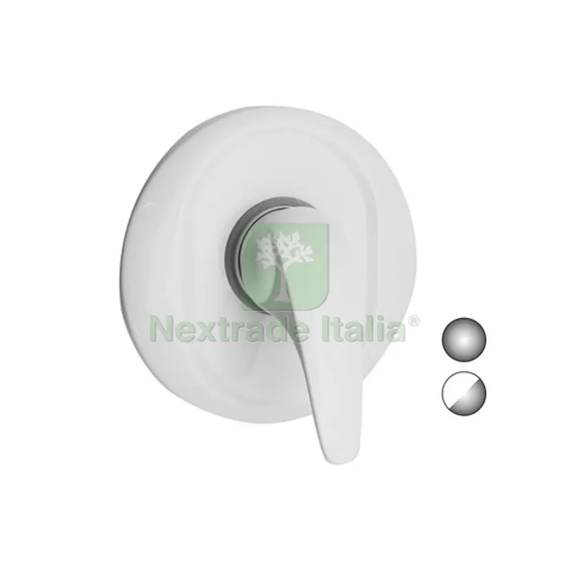 MONOCOMANDO INCASSO DOCCIA SERIE MARZIA Bianco Opaco-Cromo — Sanitari e ceramiche — rif. FERX.DIA239-R040-BO MONOCOMANDO INCASSO DOCCIA SERIE MARZIA Bianco Opaco-Cromo — Sanitari e ceramiche — rif. FERX.DIA239-R040-BO