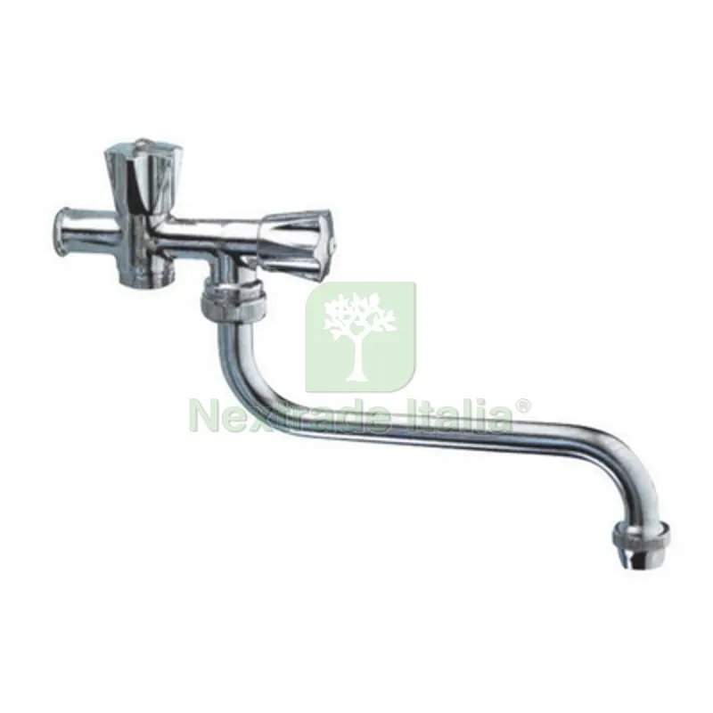 RUBINETTO A SNODO CON ATTACCO LAVATRICE 1/2 — Rubinetti e valvole — rif. FERX.DIA240-902