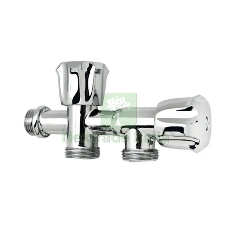 Rubinetto con Attacco Lavatrice e Lavastoviglie 1/2 x 3/4 x 3/4 — Rubinetti e valvole — rif. FERX.DIA240-9047-0405