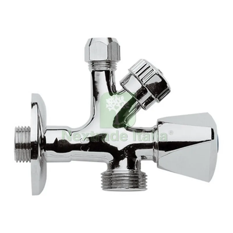 RUBINETTO COMBINATO SOTTOLAVABO-LAVATRICE 1/2 x 3/4 — Rubinetti e valvole — rif. FERX.DIA240-9063 RUBINETTO COMBINATO SOTTOLAVABO-LAVATRICE 1/2 x 3/4 — Rubinetti e valvole — rif. FERX.DIA240-9063