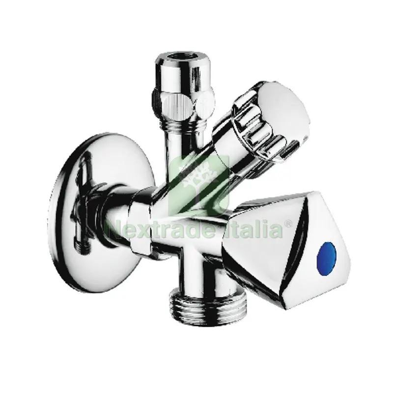 RUBINETTO COMBINATO SOTTOLAVABO-LAVATRICE DOPPIO USO 1/2 x 3/4 — Rubinetti e valvole — rif. FERX.DIA240-9065 RUBINETTO COMBINATO SOTTOLAVABO-LAVATRICE DOPPIO USO 1/2 x 3/4 — Rubinetti e valvole — rif. FERX.DIA240-9065