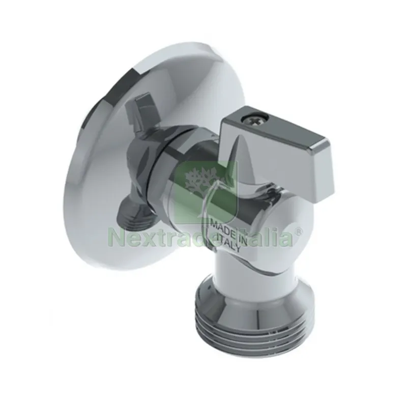 RUBINETTO LAVATRICE PESANTE CROMATO 1/2x3/4 — Rubinetti e valvole — rif. FERX.DIA240-9101