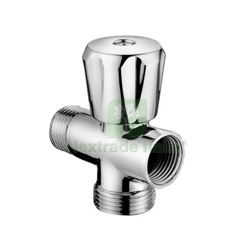 RUBINETTO A 3 VIE ATTACCO LAVATRICE 1/2 x 3/4 x 1/2 — Rubinetti e valvole — rif. FERX.DIA240-9113