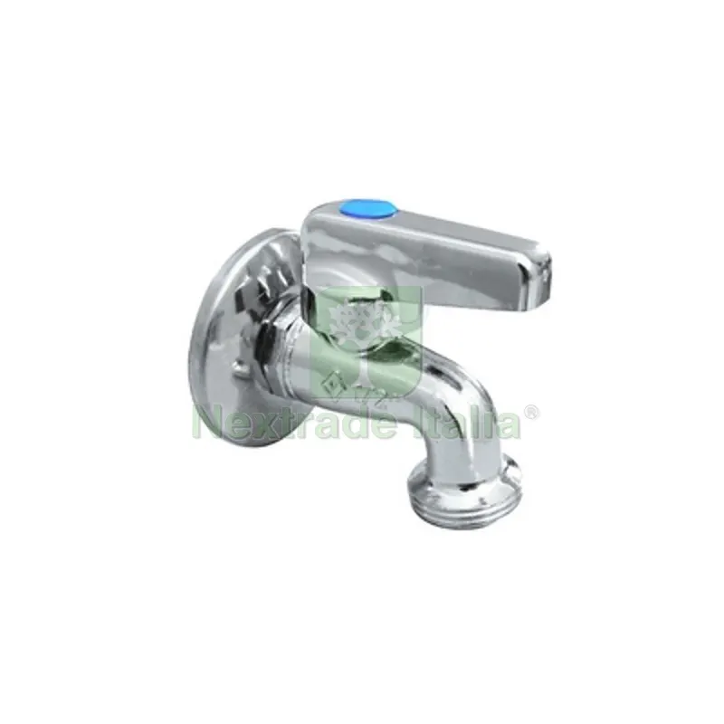 RUBINETTO LAVATRICE CROMATO A SFERA CON ROSONE 1/2 x 3/4 PN 10 — Rubinetti e valvole — rif. FERX.DIA240-912