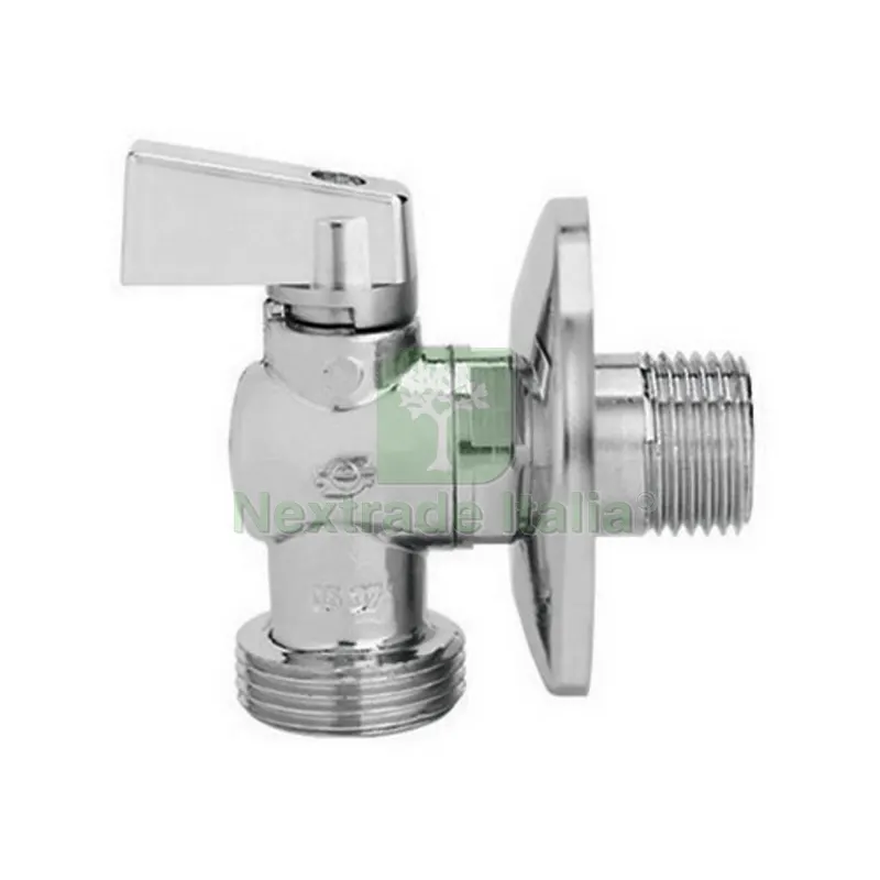 2PZ RUBINETTO A SFERA PER LAVATRICE CROMATO 1/2 x 3/4 — Rubinetti e valvole — rif. FERX.DIA240-915 2PZ RUBINETTO A SFERA PER LAVATRICE CROMATO 1/2 x 3/4 — Rubinetti e valvole — rif. FERX.DIA240-915