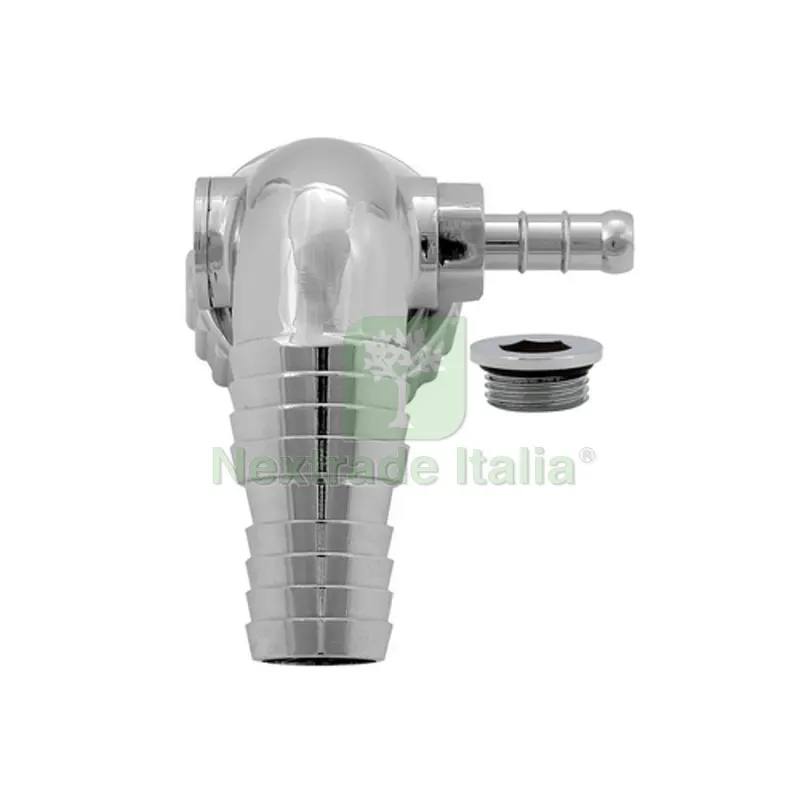 CURVETTA SCARICO LAVATRICE CON TAPPO E ATT. ASCIUGATRICE 1" — Scarichi e sifoni — rif. FERX.DIA240-921-06