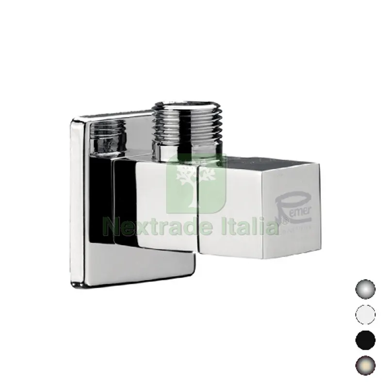 RUBINETTO SOTTOLAVABO D'ARREDO MOD. QUADRO Nero Opaco 1/2x1/2 — Rubinetti e valvole — rif. FERX.DIA240-9351-NO12 RUBINETTO SOTTOLAVABO D'ARREDO MOD. QUADRO Nero Opaco 1/2x1/2 — Rubinetti e valvole — rif. FERX.DIA240-9351-NO12