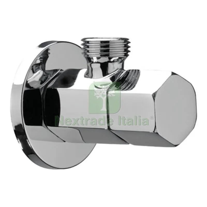 RUBINETTO SOTTOLAVABO D'ARREDO MOD. ESAGONALE 1/2X10 1/2"x10 — Rubinetti e valvole — rif. FERX.DIA240-9352