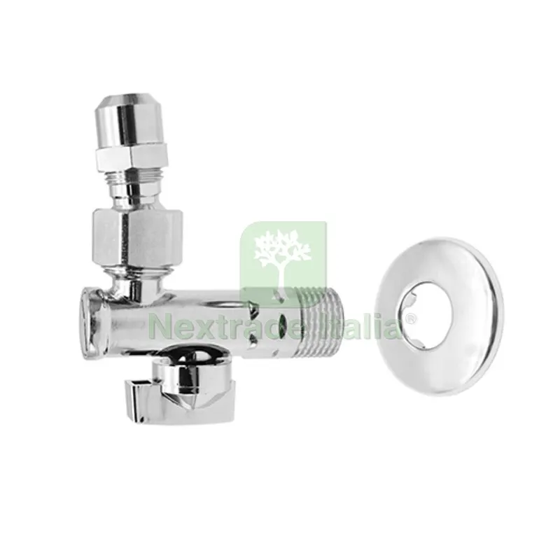 RUBINETTO SOTTOLAVABO A SFERA CON FILTRO A SNODO NEW 1/2 x 10 — Rubinetti e valvole — rif. FERX.DIA240-9403