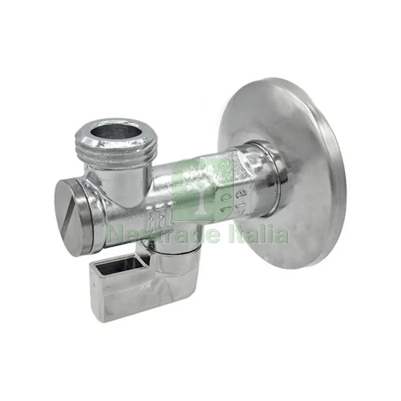 RUBINETTO SOTTOLAVABO A SFERA CON FILTRO E ROSETTA 1/2x1/2 DN 8/PN 10 — Rubinetti e valvole — rif. FERX.DIA240-9421-04