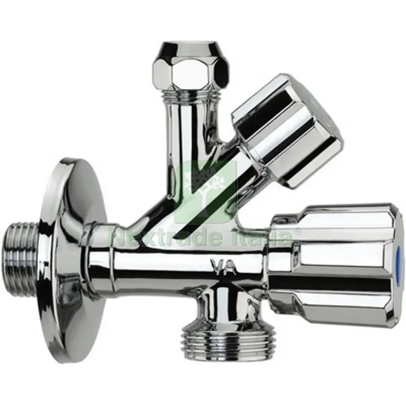 RUBINETTO COMBINATO SOTTOLAVABO - LAVATRICE 1/2 x 3/4 — Rubinetti e valvole — rif. FERX.DIA240-949