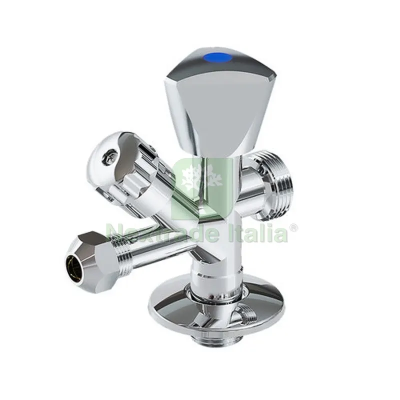 RUBINETTO COMBINATO SOTTOLAVABO - LAVATRICE 1/2 x 3/4 x 3/8 x 10 cromo — Rubinetti e valvole — rif. FERX.DIA240-960 RUBINETTO COMBINATO SOTTOLAVABO - LAVATRICE 1/2 x 3/4 x 3/8 x 10 cromo — Rubinetti e valvole — rif. FERX.DIA240-960