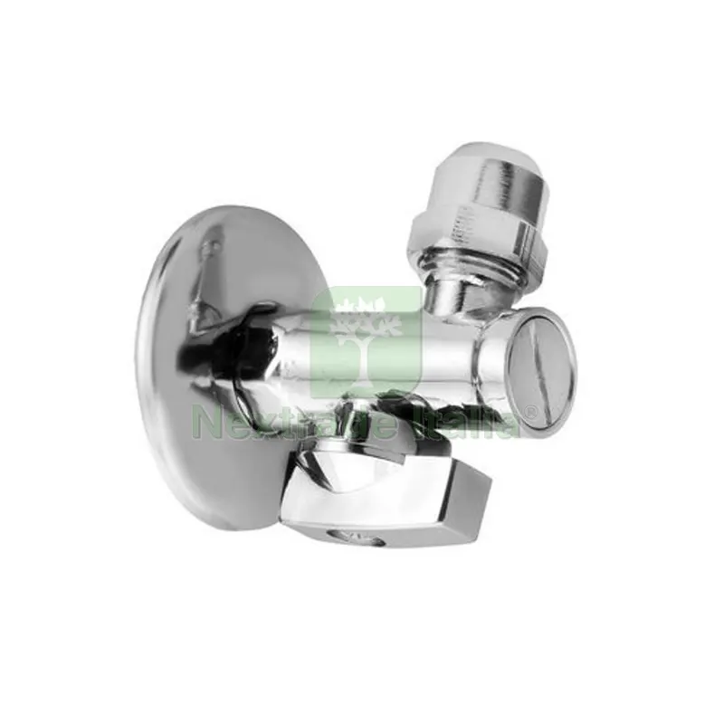 Rubinetto Sottolavabo a Sfera con Dado 1/2 x 3/8 cromo — Rubinetti e valvole — rif. FERX.DIA240-DS01-0403 Rubinetto Sottolavabo a Sfera con Dado 1/2 x 3/8 cromo — Rubinetti e valvole — rif. FERX.DIA240-DS01-0403