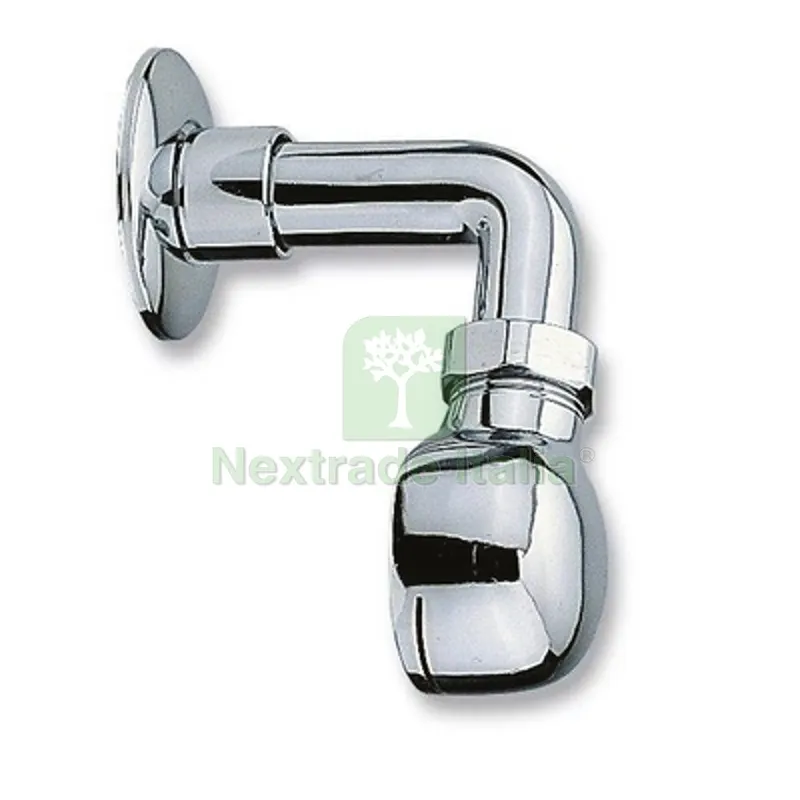 CURVA DI ALIMENTAZIONE PER ORINATOIO CON SPARTIACQUA Cromo — Tubi e raccordi — rif. FERX.DIA240-TR323 CURVA DI ALIMENTAZIONE PER ORINATOIO CON SPARTIACQUA Cromo — Tubi e raccordi — rif. FERX.DIA240-TR323
