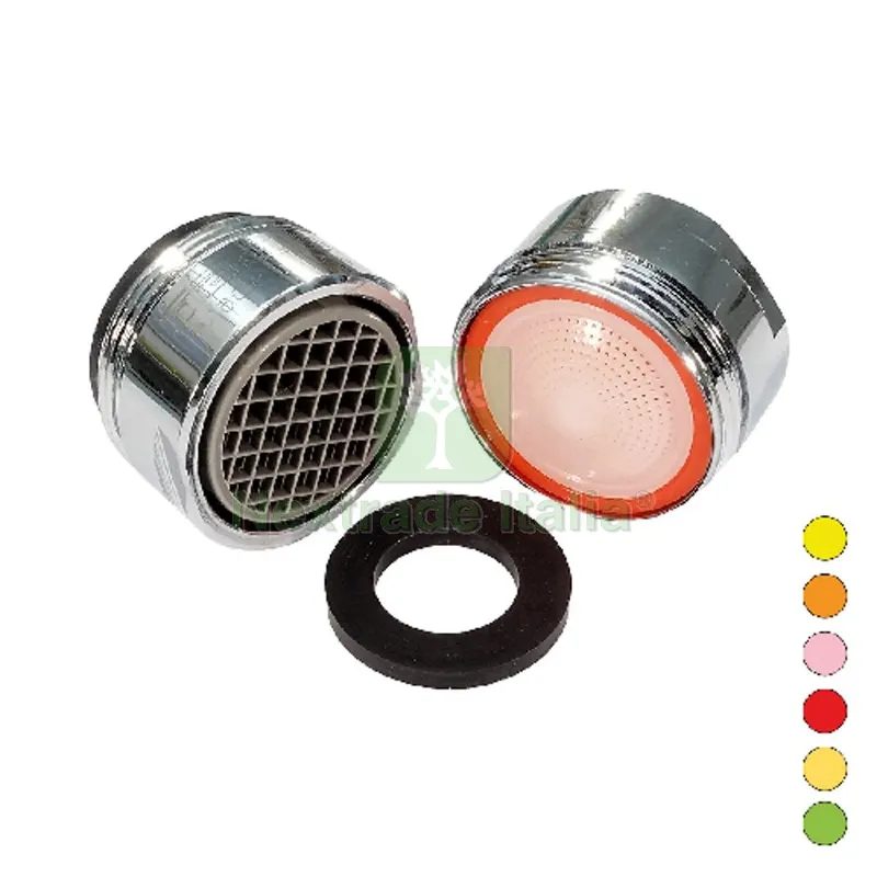 10PZ AERATORE ANTICALCARE CLASSIC M 24X1 6,0 l/min - Verde - R.A. 75% — Rubinetti e valvole — rif. FERX.DIA241-0200-060V 10PZ AERATORE ANTICALCARE CLASSIC M 24X1 6,0 l/min - Verde - R.A. 75% — Rubinetti e valvole — rif. FERX.DIA241-0200-060V