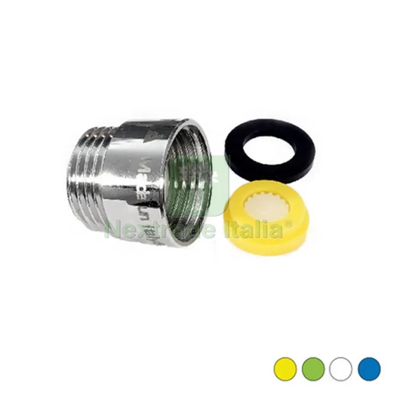 10PZ RIDUTTORE DI PORTATA 1/2 MF 4,0 l/min - Giallo - R.A. 83% — Rubinetti e valvole — rif. FERX.DIA241-0220-040G 10PZ RIDUTTORE DI PORTATA 1/2 MF 4,0 l/min - Giallo - R.A. 83% — Rubinetti e valvole — rif. FERX.DIA241-0220-040G