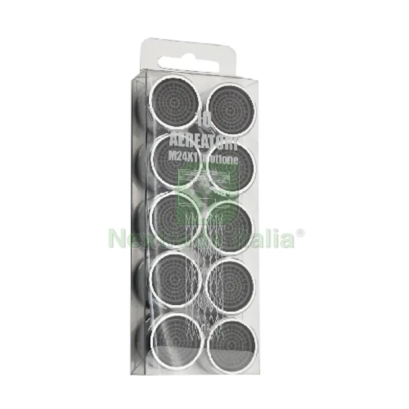 10 PZ Aeratori Maschio in Ottone per Rubinetti 24X1 mm 24 x 1 — Rubinetti e valvole — rif. FERX.DIA241-0225