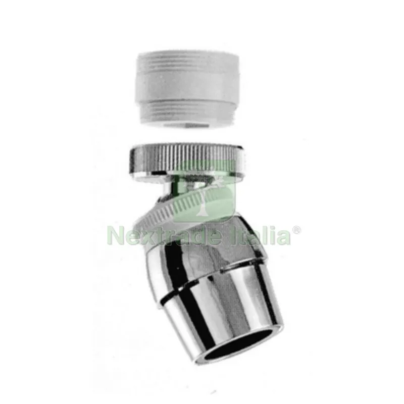 SNODO DOCCETTA E AERATORE CROMATO Bianco-Cromo — Rubinetti e valvole — rif. FERX.DIA241-0431 SNODO DOCCETTA E AERATORE CROMATO Bianco-Cromo — Rubinetti e valvole — rif. FERX.DIA241-0431