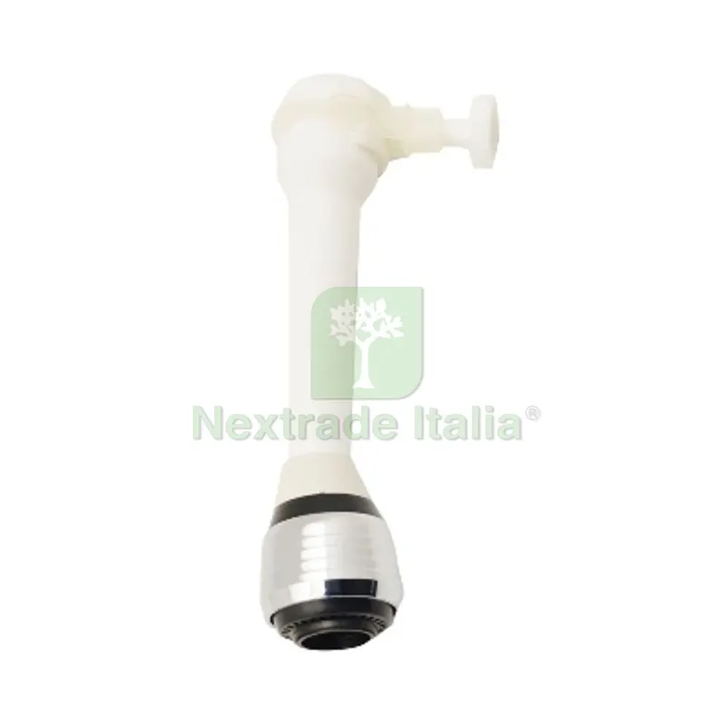 CANNUCCIA AERATORE A DUE GETTI Bianco-Cromo — Rubinetti e valvole — rif. FERX.DIA241-045