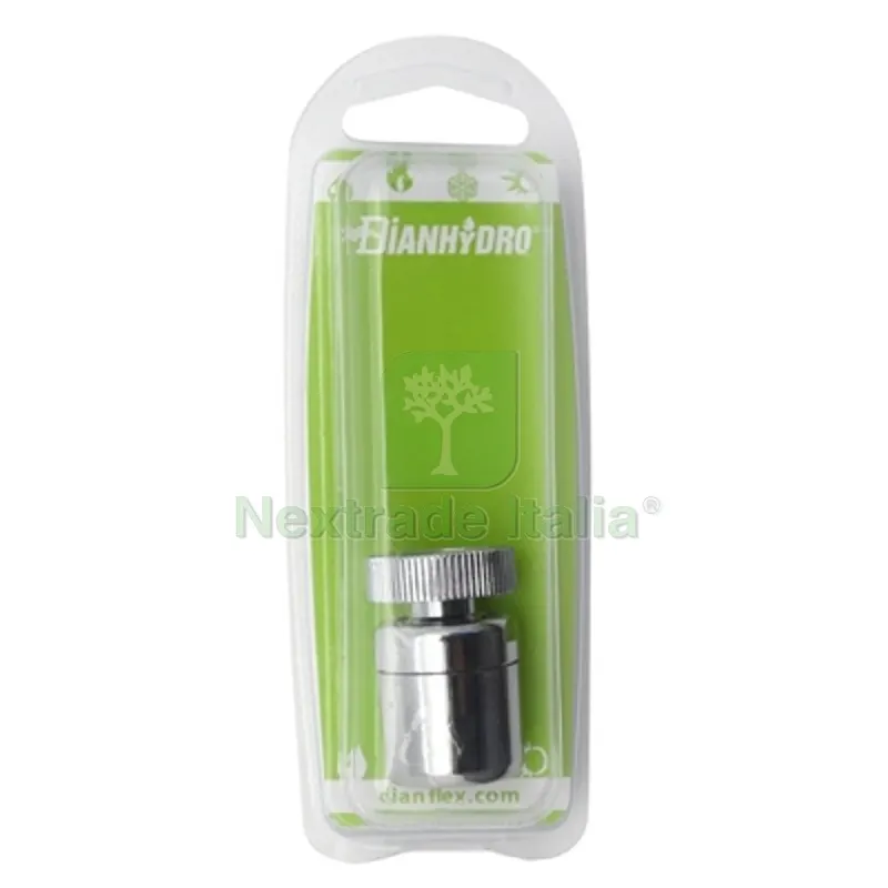 AERATORE IN OTTONE CROMATO FF CON SNODO BLISTER F 22/1 — Rubinetti e valvole — rif. FERX.DIA241-M11105Y