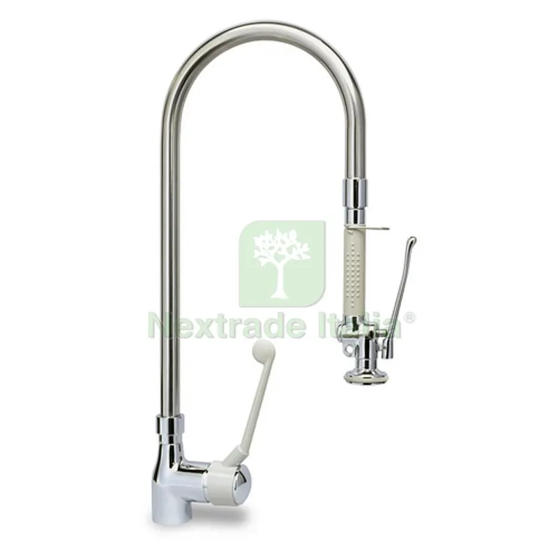 MISCELATORE LAVELLO CON DOCCETTA E LEVA CLINICA Cromo — Rubinetti e valvole — rif. FERX.DIA242-R82678 MISCELATORE LAVELLO CON DOCCETTA E LEVA CLINICA Cromo — Rubinetti e valvole — rif. FERX.DIA242-R82678