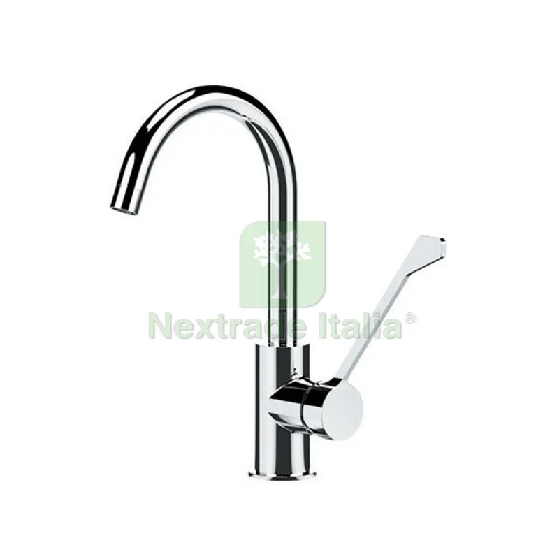 MISCELATORE MONOCOMANDO LAVELLO CON CANNA ALTA AD U LEVA CLINICA Cromo — Rubinetti e valvole — rif. FERX.DIA242-RM506 MISCELATORE MONOCOMANDO LAVELLO CON CANNA ALTA AD U LEVA CLINICA Cromo — Rubinetti e valvole — rif. FERX.DIA242-RM506