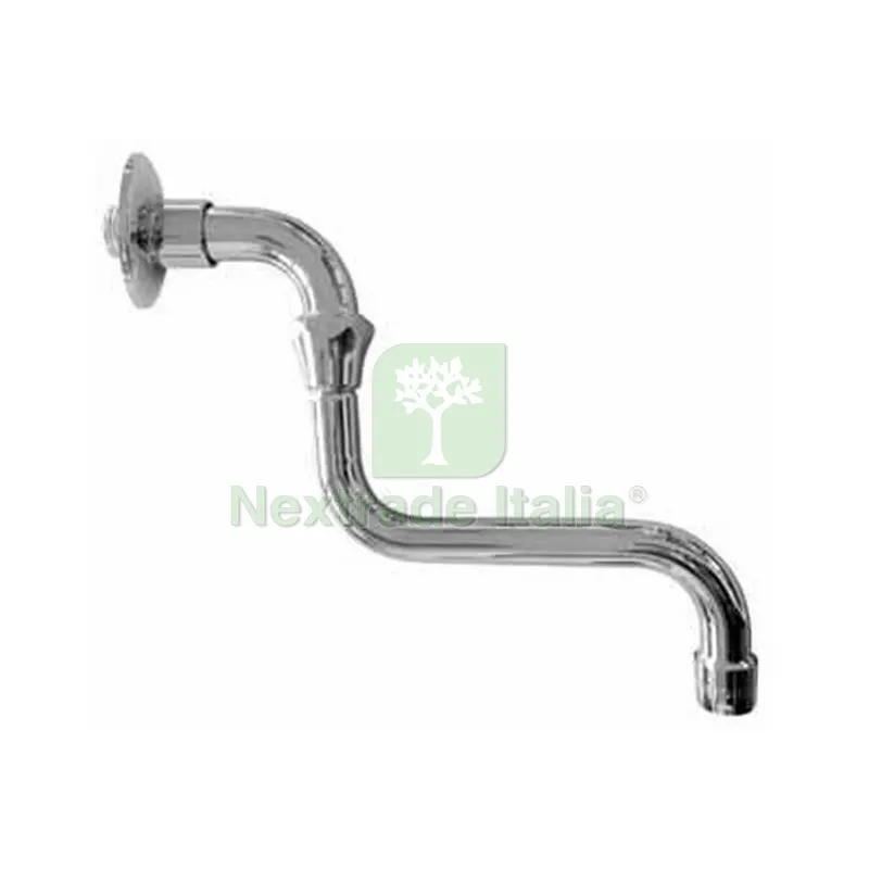 BOCCA A MURO CON CANNA GIREVOLE Cromo — Rubinetti e valvole — rif. FERX.DIA242-TR482GRV