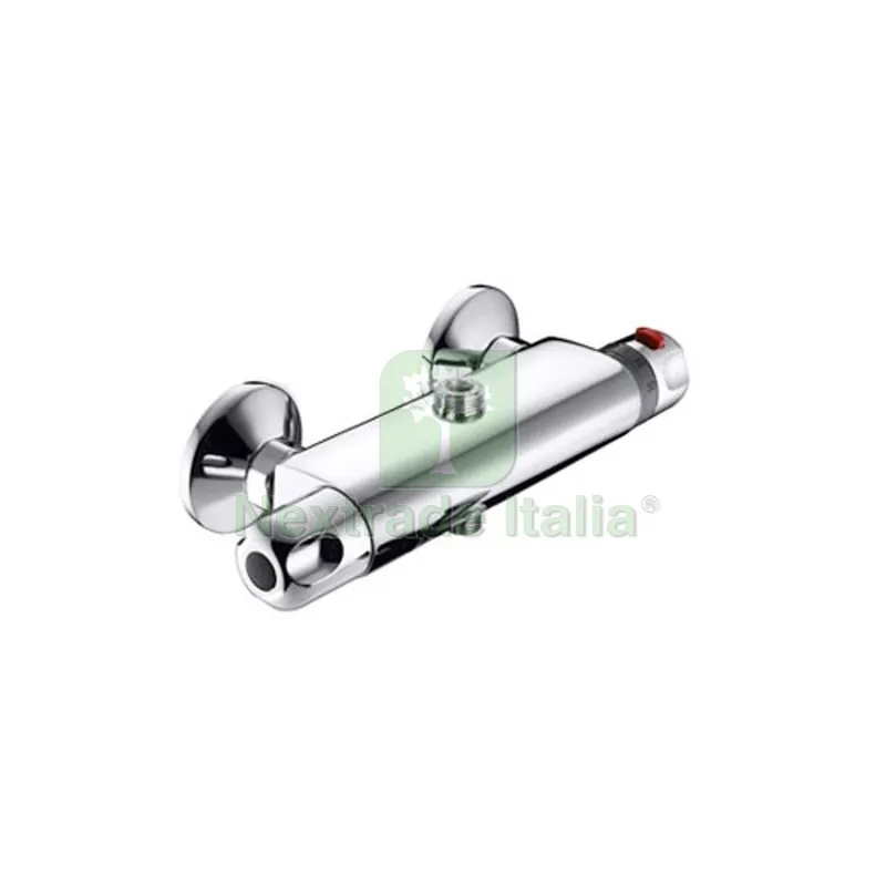 MISCELATORE TERMOSTATICO DOCCIA ESTERNO 2 USCITE CON DEVIATORE Cromo — Rubinetti e valvole — rif. FERX.DIA243-E612 MISCELATORE TERMOSTATICO DOCCIA ESTERNO 2 USCITE CON DEVIATORE Cromo — Rubinetti e valvole — rif. FERX.DIA243-E612