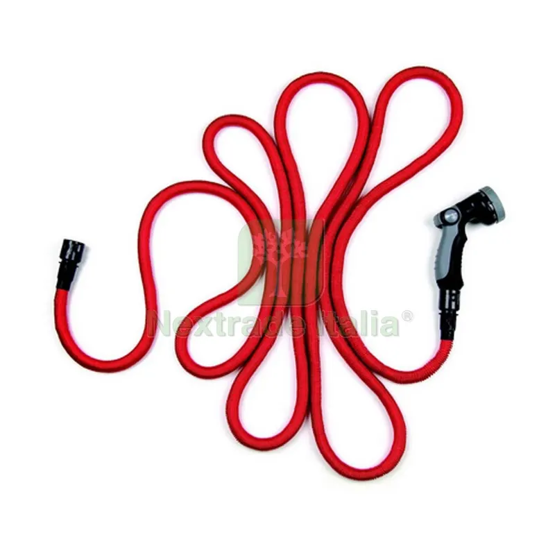 TUBO DA GIARDINO BAMBOO ESTENSIBILE Rosso - Mt 7,5-23 — Irrigazione — rif. FERX.DIA244-336-R75