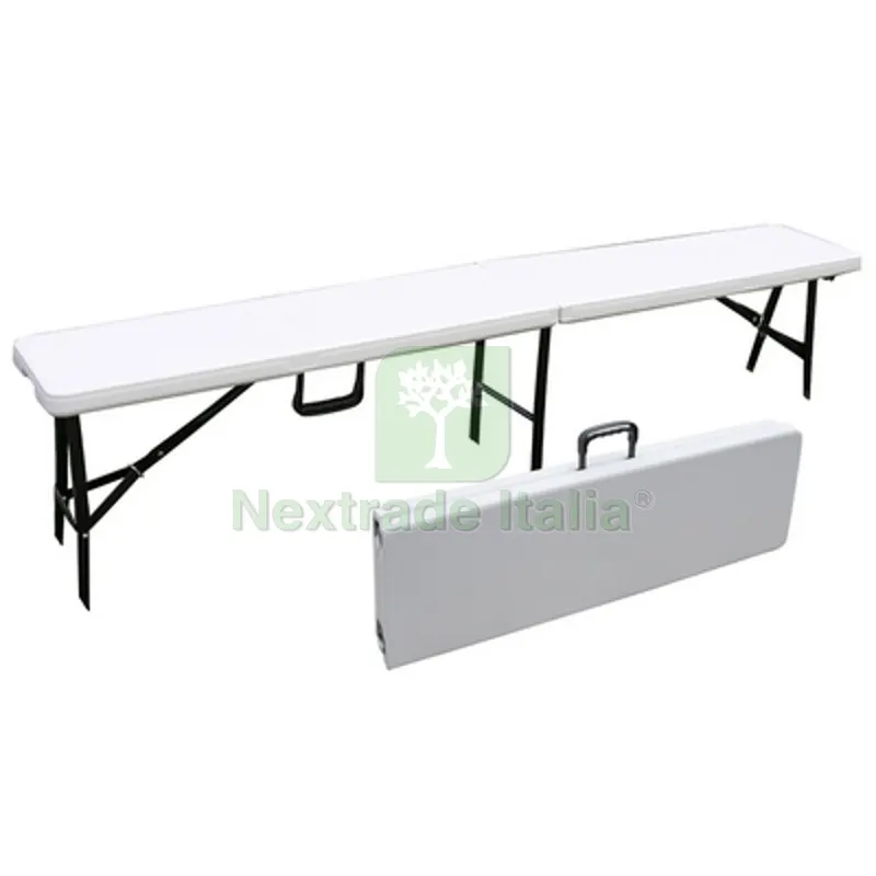 Panca Pieghevole in Plastica cm 180 x 28 x 44 — Tempo libero outdoor — rif. FERX.DIA244-401
