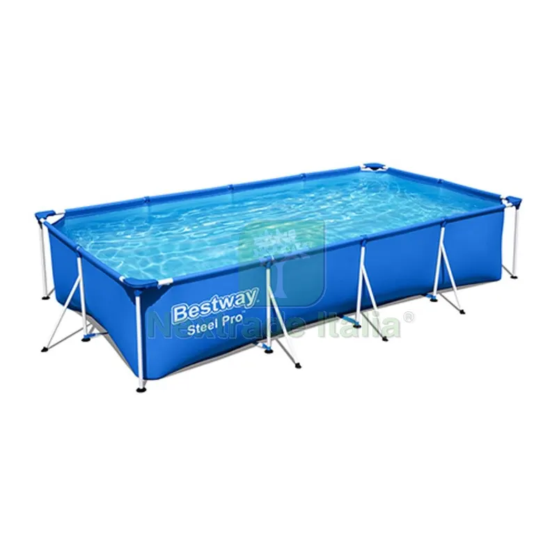 Piscina Fuori Terra Steel Pro Frame Rettangolare cm 400x211x81 — Tempo libero outdoor — rif. FERX.DIA244-GB56405 Piscina Fuori Terra Steel Pro Frame Rettangolare cm 400x211x81 — Tempo libero outdoor — rif. FERX.DIA244-GB56405