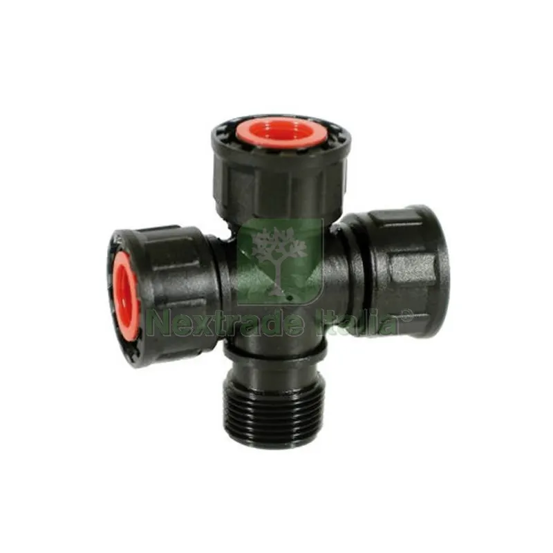 50PZ Croce M/F/F/F con OR 1" — Irrigazione — rif. FERX.DIA244-H433-06
