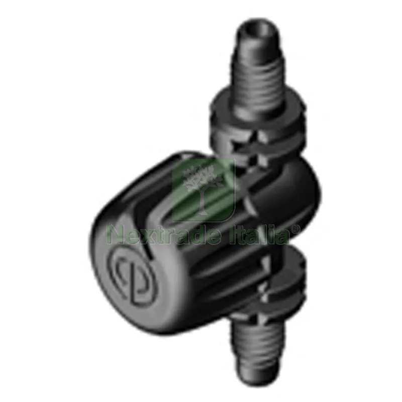 50PZ Micro Valvolina Nera Filetto Filetto 4,5 mm — Irrigazione — rif. FERX.DIA244-HMV-965