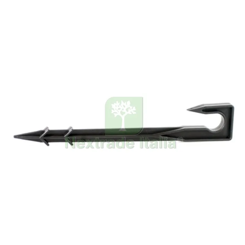 25PZ PICCHETTO PER ALA GOCCIOLANTE D. 16 Nero — Irrigazione — rif. FERX.DIA244-HPDL-N16 25PZ PICCHETTO PER ALA GOCCIOLANTE D. 16 Nero — Irrigazione — rif. FERX.DIA244-HPDL-N16