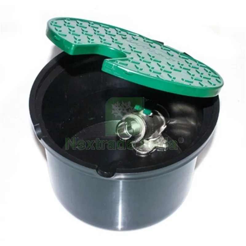 Pozzetto con Valvola in Metallo 2 Ingressi 3/4" - cm 20,5 x H. 13 — Scarichi e sifoni — rif. FERX.DIA244-HPVM-05 Pozzetto con Valvola in Metallo 2 Ingressi 3/4" - cm 20,5 x H. 13 — Scarichi e sifoni — rif. FERX.DIA244-HPVM-05