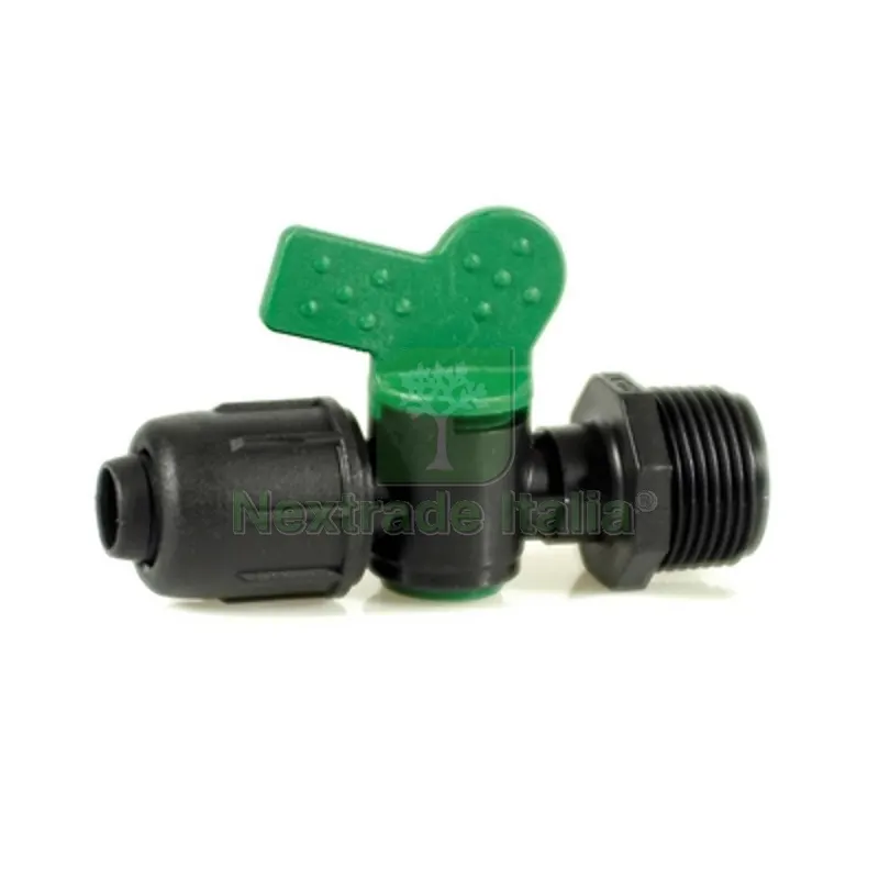 50PZ VALVOLA FILETTO MASCHIO / GIUNTO PN4 D. 16 x 3/4 — Rubinetti e valvole — rif. FERX.DIA244-HVME-0516C
