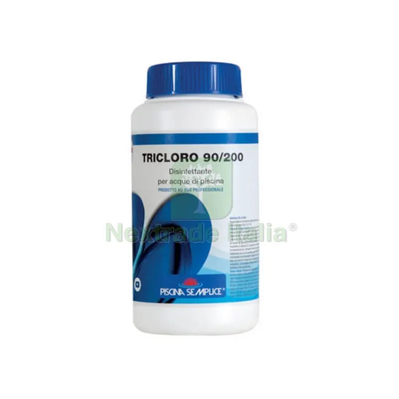 Tricloro Pastiglie da 200GR per Piscine 1 Kg — Trattamento acqua piscina — rif. FERX.DIA244-L1212-01 Tricloro Pastiglie da 200GR per Piscine 1 Kg — Trattamento acqua piscina — rif. FERX.DIA244-L1212-01