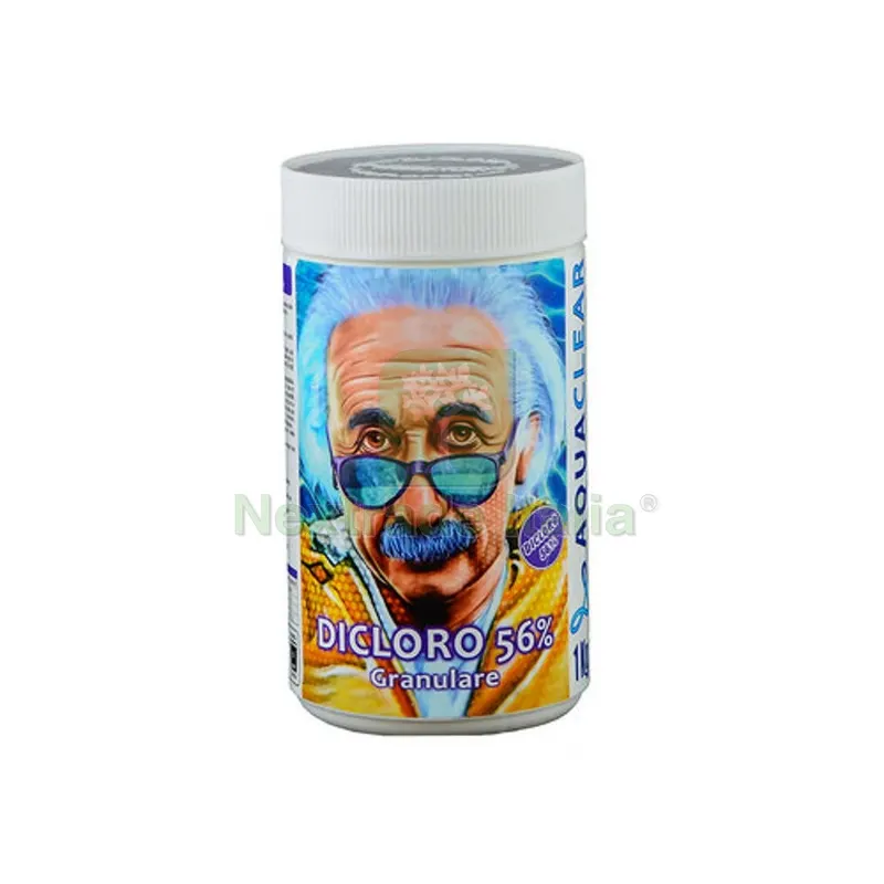 DICLORO 56 DIIDRATO CLORO SHOCK 1 kg — Trattamento acqua piscina — rif. FERX.DIA244-PADICL56-01