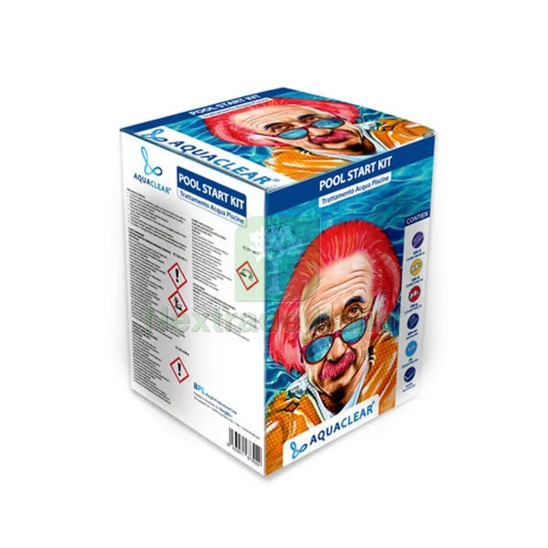 Kit Pool Trattamento Completo per L'acqua della Piscina - — Tempo libero outdoor — rif. FERX.DIA244-PAKPOOL