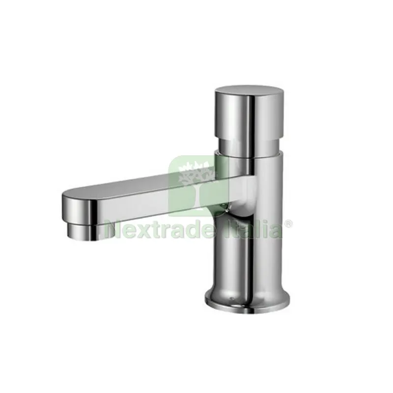 RUBINETTO TEMPORIZZATO TIME MODERNO PER LAVABO Cromo — Rubinetti e valvole — rif. FERX.DIA245-DL01002 RUBINETTO TEMPORIZZATO TIME MODERNO PER LAVABO Cromo — Rubinetti e valvole — rif. FERX.DIA245-DL01002