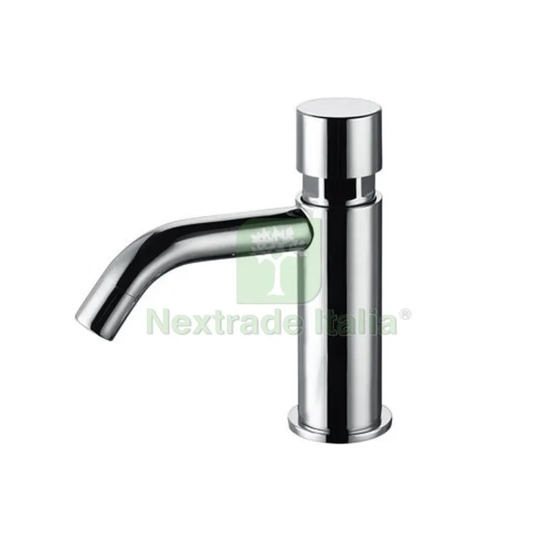 Rubinetto Temporizzato Time Canna Tonda per Lavabo Cromo — Rubinetti e valvole — rif. FERX.DIA245-DL01003 Rubinetto Temporizzato Time Canna Tonda per Lavabo Cromo — Rubinetti e valvole — rif. FERX.DIA245-DL01003