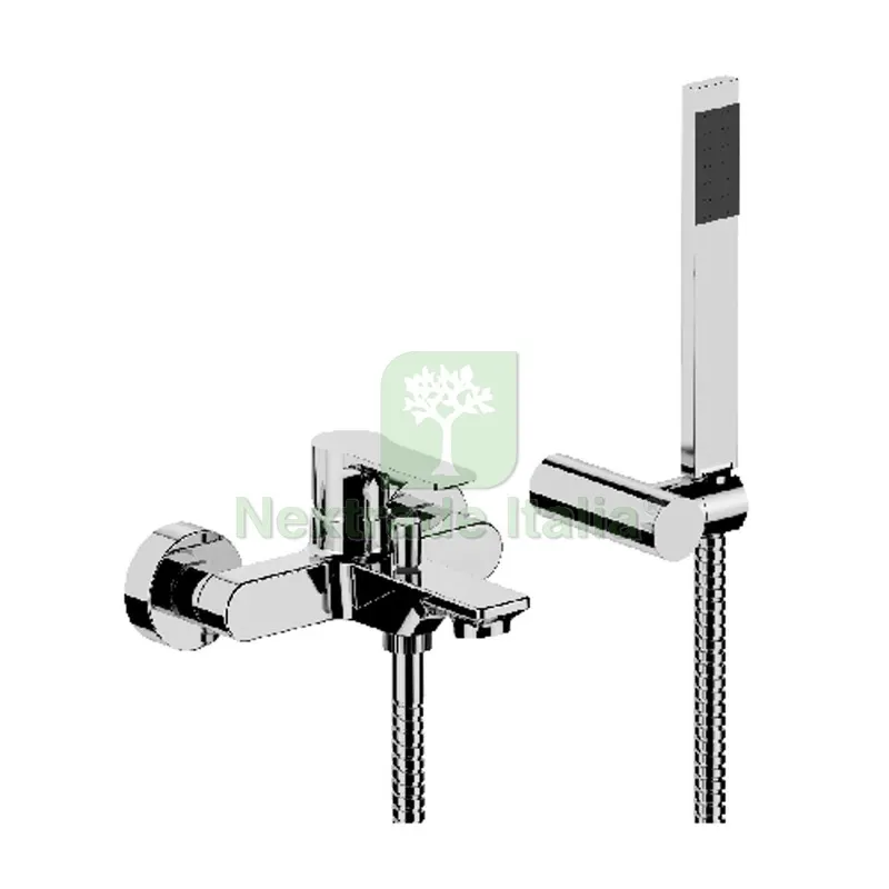MONOCOMANDO VASCA ESTERNA CON ACCESSORI LINEA ICON Cromo — Rubinetti e valvole — rif. FERX.DIA272-B030-CR