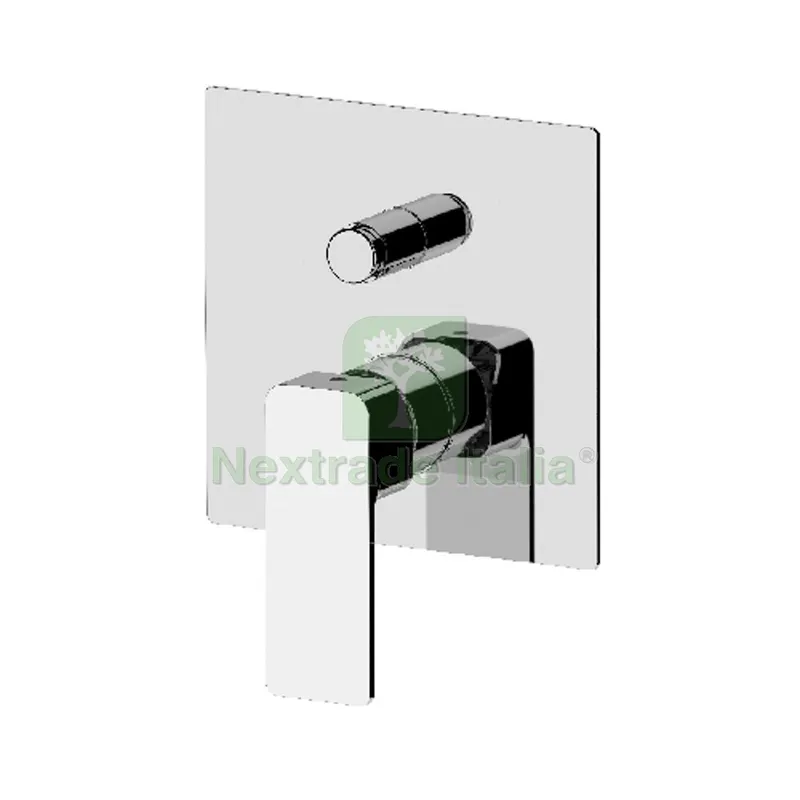MISCELATORE MONOCOMANDO INCASSO CON DEVIATORE LINEA ICON Nero Opaco — Rubinetti e valvole — rif. FERX.DIA272-B045-NO MISCELATORE MONOCOMANDO INCASSO CON DEVIATORE LINEA ICON Nero Opaco — Rubinetti e valvole — rif. FERX.DIA272-B045-NO