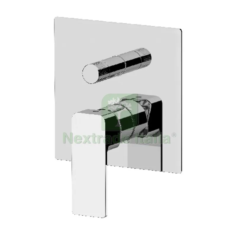 MISCELATORE INCASSO DOCCIA CON DEVIATORE A VITONE ICON Nero Opaco — Sanitari e ceramiche — rif. FERX.DIA272-B046-NO MISCELATORE INCASSO DOCCIA CON DEVIATORE A VITONE ICON Nero Opaco — Sanitari e ceramiche — rif. FERX.DIA272-B046-NO