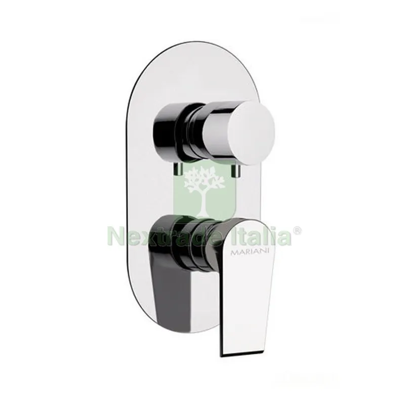 MISCELATORE INCASSO DOCCIA CON DEVIATORE 3 VIE LINEA ARTIC Cromo — Sanitari e ceramiche — rif. FERX.DIA272-C546-CR