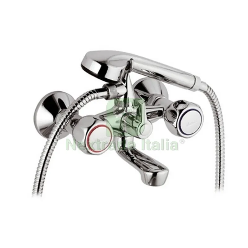 GRUPPO ESTERNO VASCA CON DOCCETTA LINEA DOMINO Cromo — Rubinetti e valvole — rif. FERX.DIA272-D130