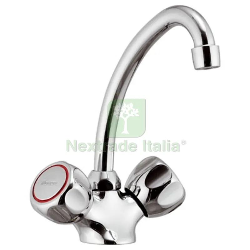 MISCELATORE MONOFORO LAVELLO LINEA DOMINO Cromo — Rubinetti e valvole — rif. FERX.DIA272-D162 MISCELATORE MONOFORO LAVELLO LINEA DOMINO Cromo — Rubinetti e valvole — rif. FERX.DIA272-D162