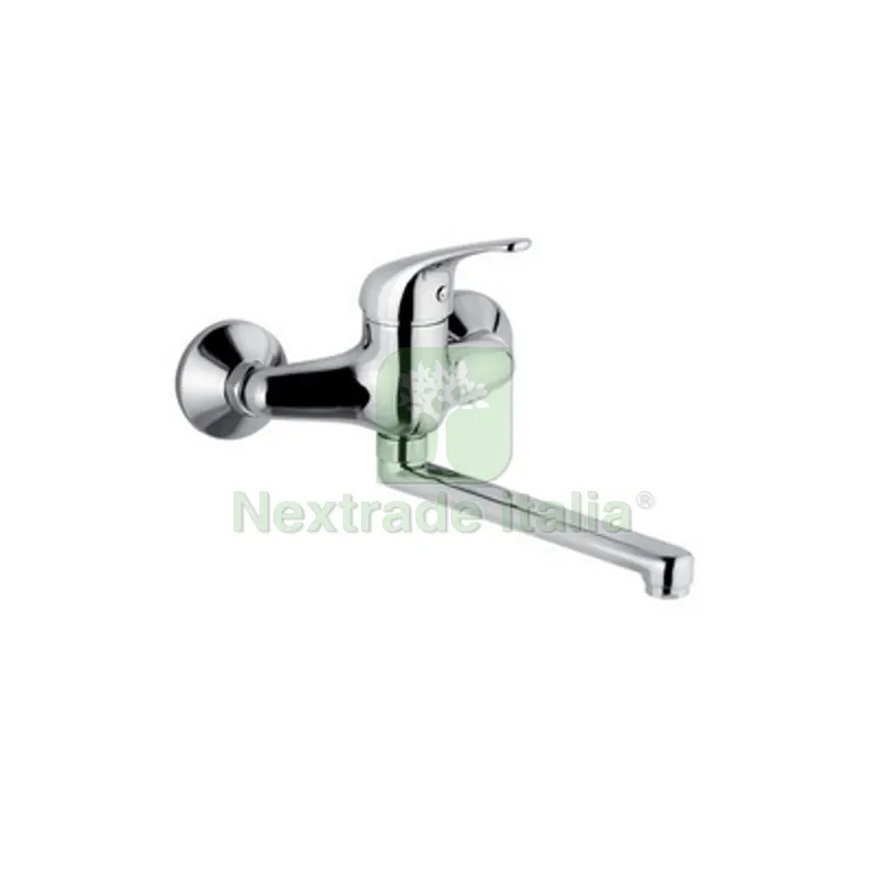 MISCELATORE MONOCOMANDO LAVELLO A MURO LINEA EPIC Cromo — Rubinetti e valvole — rif. FERX.DIA272-E050 MISCELATORE MONOCOMANDO LAVELLO A MURO LINEA EPIC Cromo — Rubinetti e valvole — rif. FERX.DIA272-E050