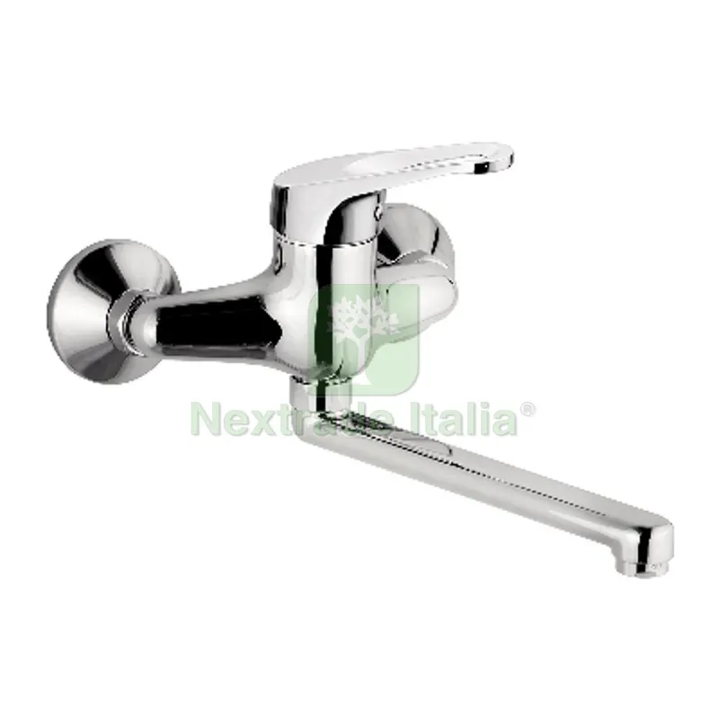 MISCELATORE MONOCOMANDO LAVELLO A MURO LINEA EPIC 3 Cromo — Rubinetti e valvole — rif. FERX.DIA272-E350 MISCELATORE MONOCOMANDO LAVELLO A MURO LINEA EPIC 3 Cromo — Rubinetti e valvole — rif. FERX.DIA272-E350