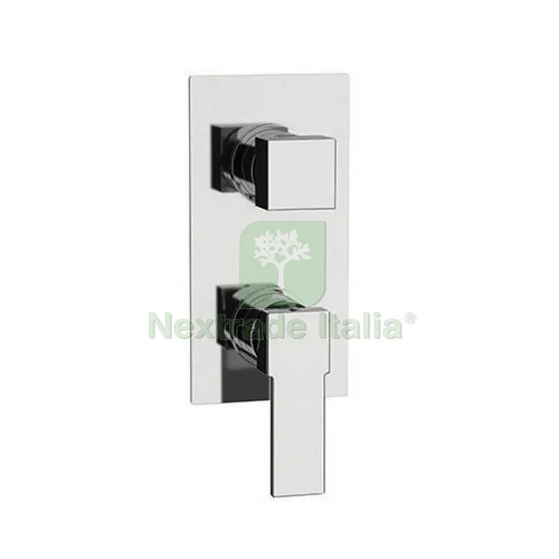 MISCELATORE MONOCOMANDO INCASSO DOCCIA C/DEVIATORE 3 VIE LINEA POLAR Cromo — Rubinetti e valvole — rif. FERX.DIA272-P046-CR